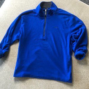 Champion Blue Half Zip Pullover Sweatshirt